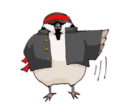 Birds live at their own pace .(event) sticker #7506306