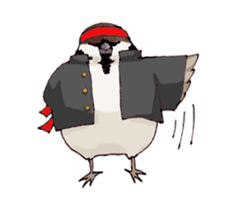 Birds live at their own pace .(event) sticker #7506306