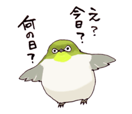 Birds live at their own pace .(event) sticker #7506312