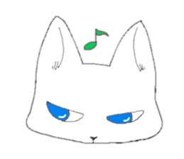 tsundere  good-looking man cat sticker #7506676