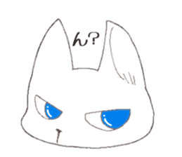 tsundere  good-looking man cat sticker #7506678