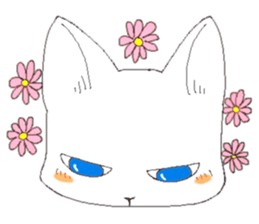 tsundere  good-looking man cat sticker #7506689