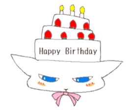 tsundere  good-looking man cat sticker #7506690