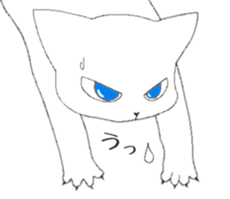 tsundere  good-looking man cat sticker #7506703