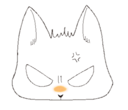 tsundere  good-looking man cat sticker #7506715