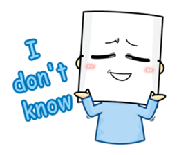 Paper mask I do not show sticker #7506935