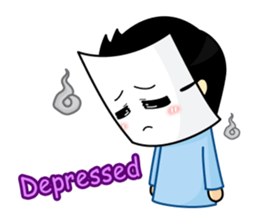 Paper mask I do not show sticker #7506936