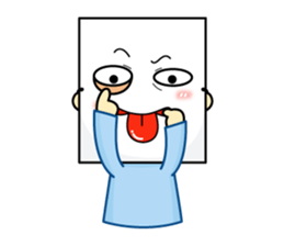 Paper mask I do not show sticker #7506937