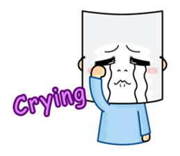 Paper mask I do not show sticker #7506939