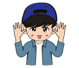 Happiness B sticker #7507163