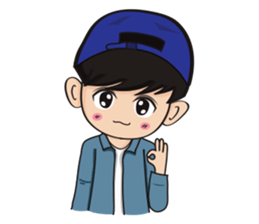 Happiness B sticker #7507164