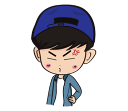 Happiness B sticker #7507173