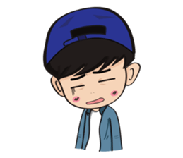 Happiness B sticker #7507180