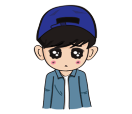 Happiness B sticker #7507183