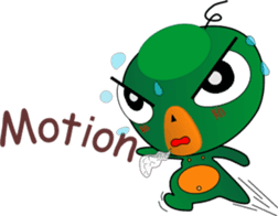 Czech star people little green sticker #7507327