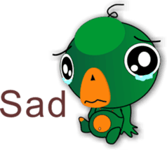 Czech star people little green sticker #7507339