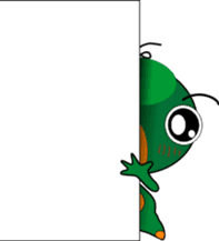 Czech star people little green sticker #7507350