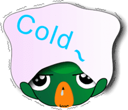 Czech star people little green sticker #7507352