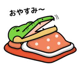 alligator and daily life sticker #7507889