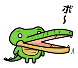 alligator and daily life sticker #7507904