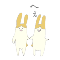 hachiware rabits ver.1 sticker #7508120