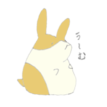 hachiware rabits ver.1 sticker #7508150