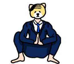 Company employee Cat sticker #7508384