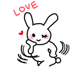 I love you Rabbit 2 sticker #7508599