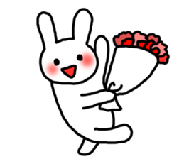 I love you Rabbit 2 sticker #7508608