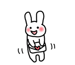 I love you Rabbit 2 sticker #7508610