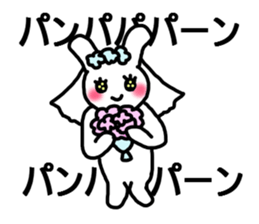 I love you Rabbit 2 sticker #7508620