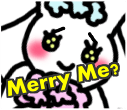 I love you Rabbit 2 sticker #7508621