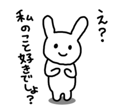 I love you Rabbit 2 sticker #7508622