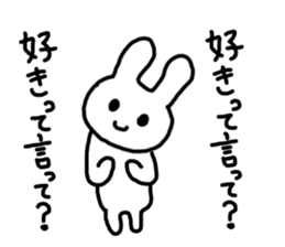 I love you Rabbit 2 sticker #7508623
