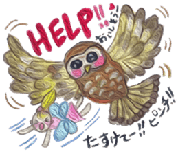 fairy&birds sticker #7508681
