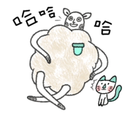 Mr. sheep & Truffle sticker #7510029