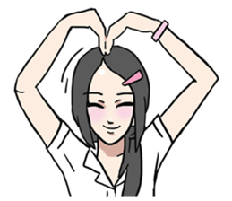 AsB - Jib Jib The Comic Girl sticker #7510319