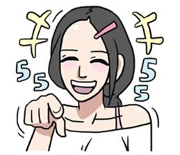 AsB - Jib Jib The Comic Girl sticker #7510330