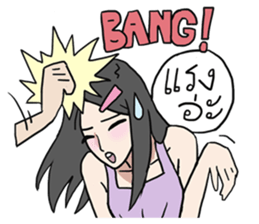 AsB - Jib Jib The Comic Girl sticker #7510338