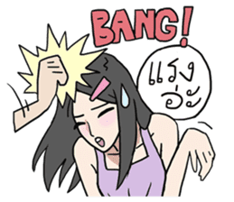 AsB - Jib Jib The Comic Girl sticker #7510338