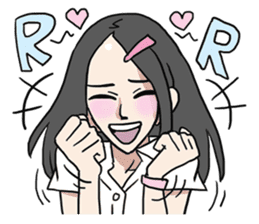 AsB - Jib Jib The Comic Girl sticker #7510348