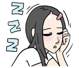 AsB - Jib Jib The Comic Girl sticker #7510354