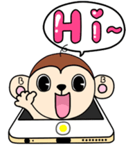 Hello,BiBi ~ (English) sticker #7510490