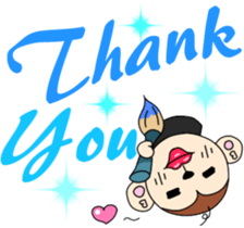 Hello,BiBi ~ (English) sticker #7510504