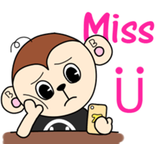 Hello,BiBi ~ (English) sticker #7510512