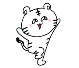 The grinning tiger! sticker #7511292