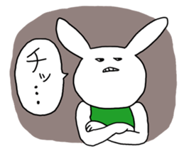 Annoying rabbit 2 sticker #7511365