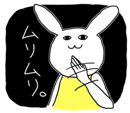 Annoying rabbit 2 sticker #7511378