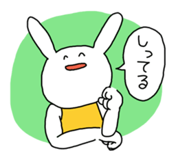 Annoying rabbit 2 sticker #7511387