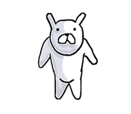 He is bad rabbit. sticker #7511906